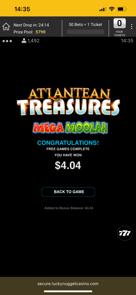 Lucky Nugget Casino Game