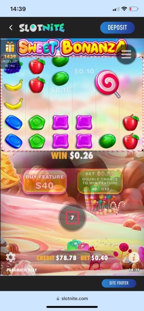 Slotnite Casino Screen