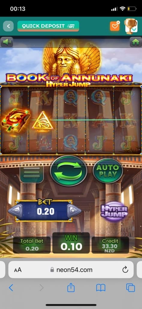 Neon54 game screenshot