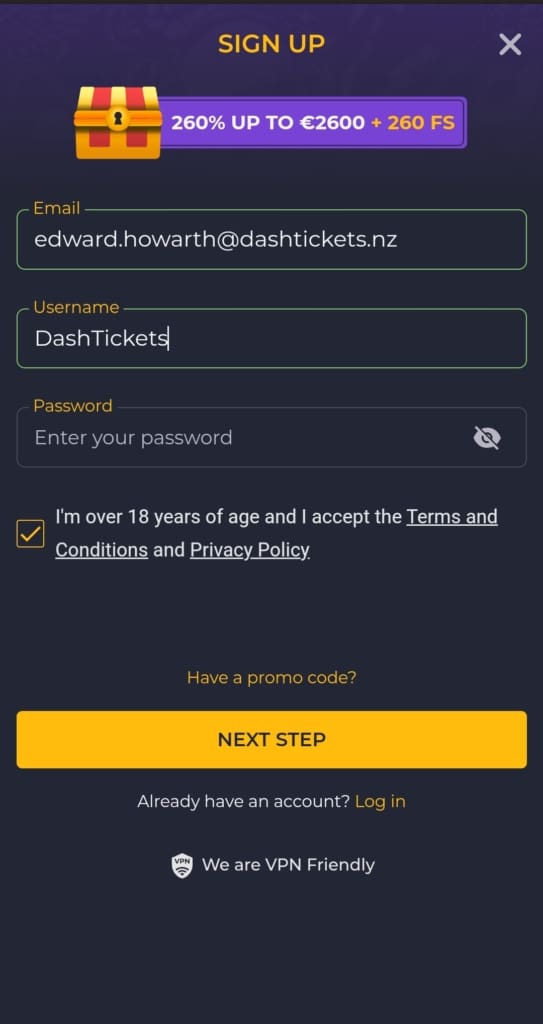 RollingSlots Casino Login