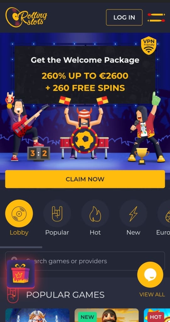 RollingSlots Casino Bonus