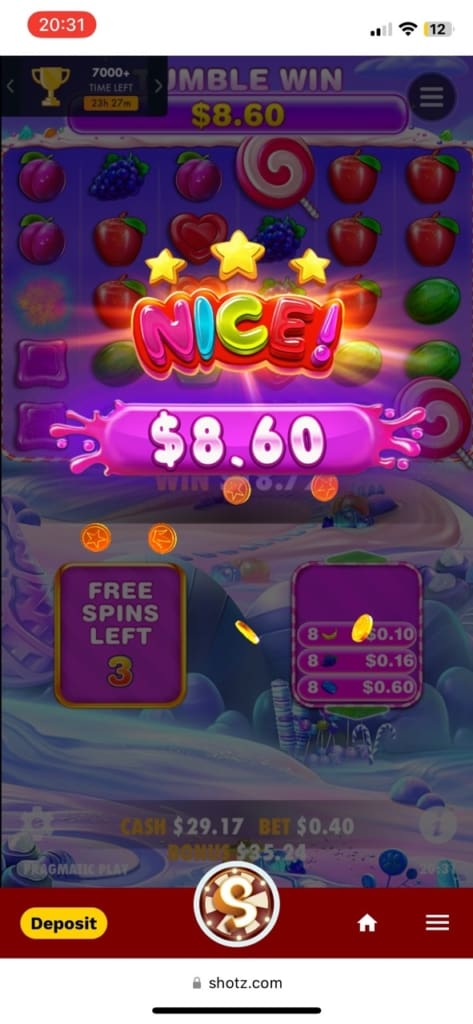 Shotz Casino Games