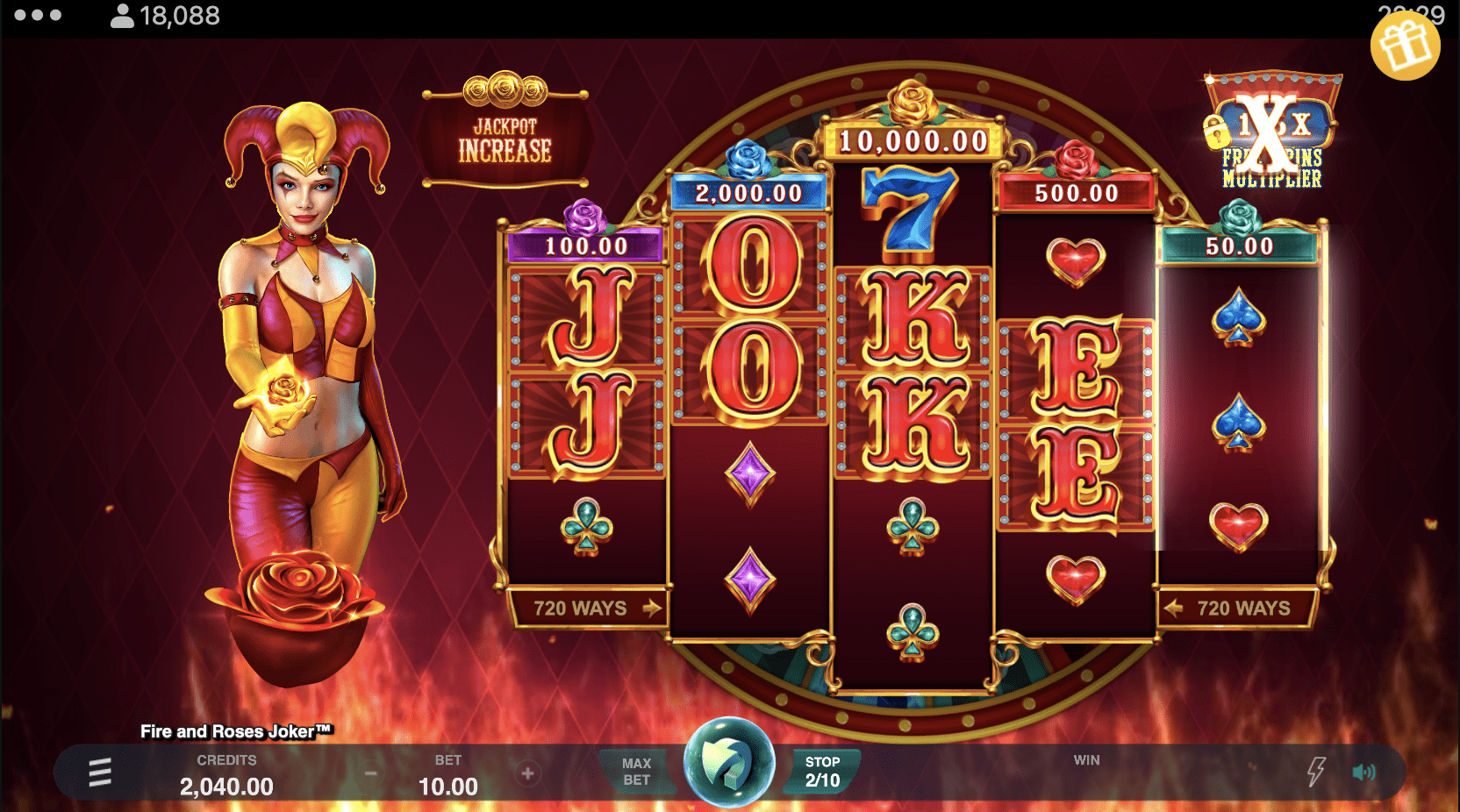 fire and roses joker slot